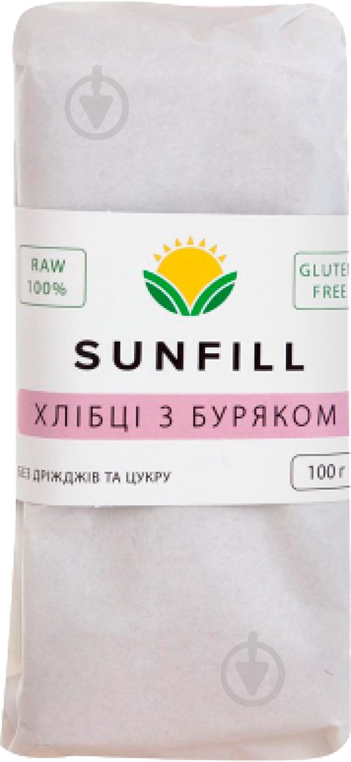 Хлебцы Sunfill со свеклой 100 г - фото 1