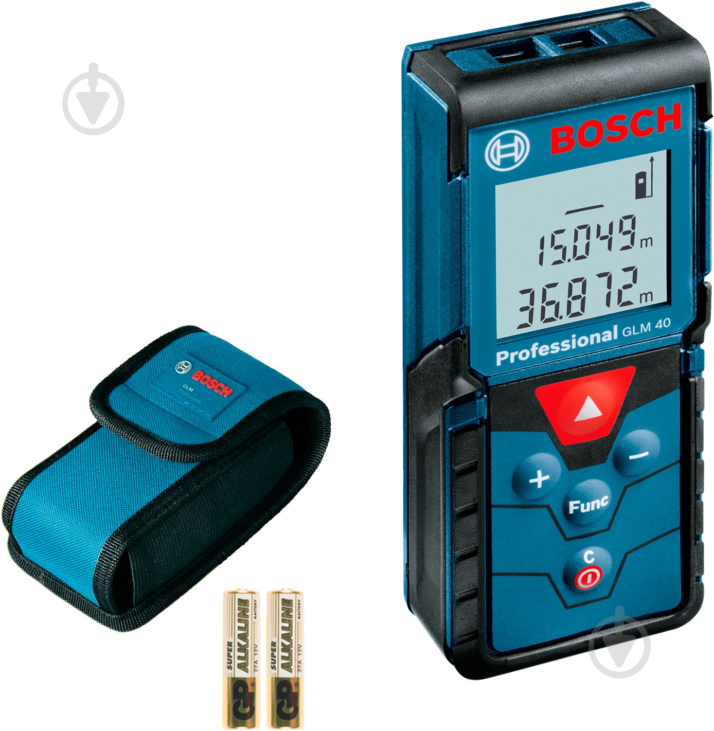 Далекомір лазерний Bosch Professional GLM 40 0601072900 - фото 2