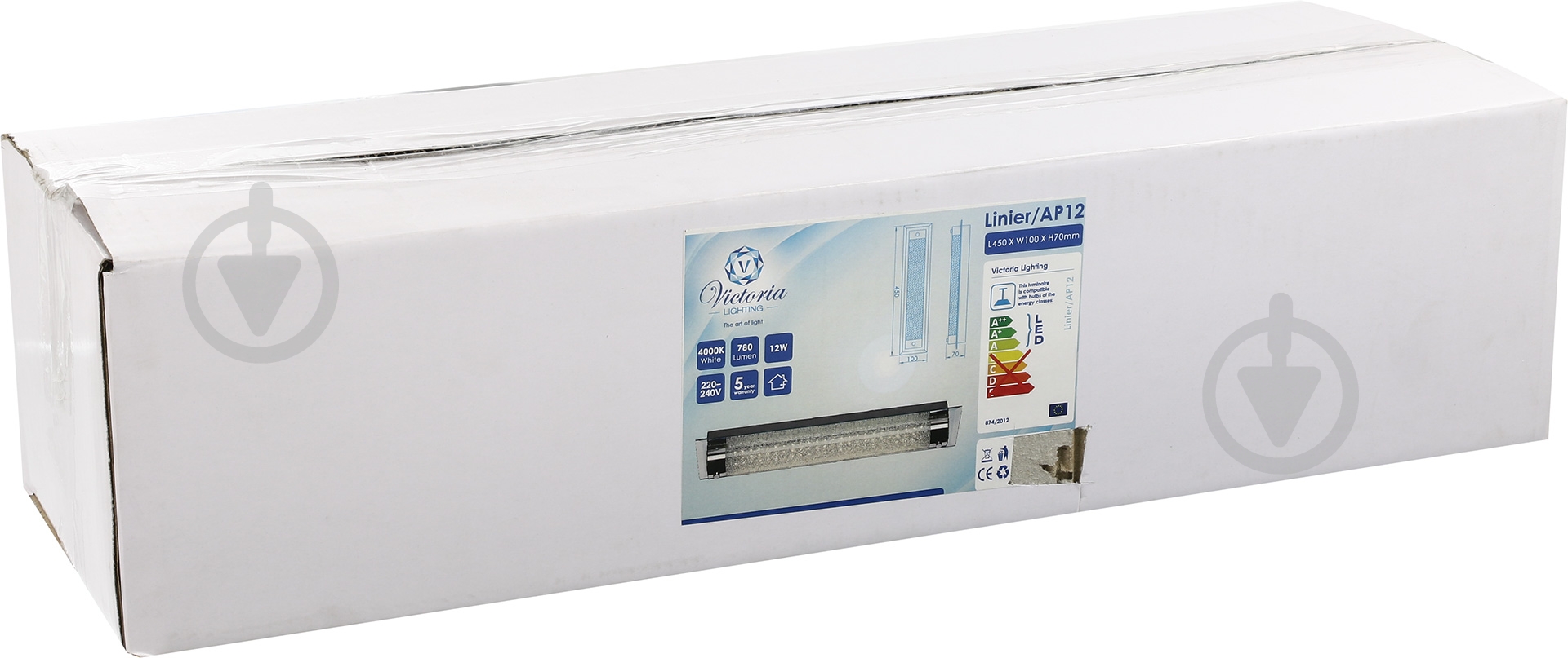 Світильник настінний Victoria Lighting LED 12 Вт хром Linier/AP12 - фото 3