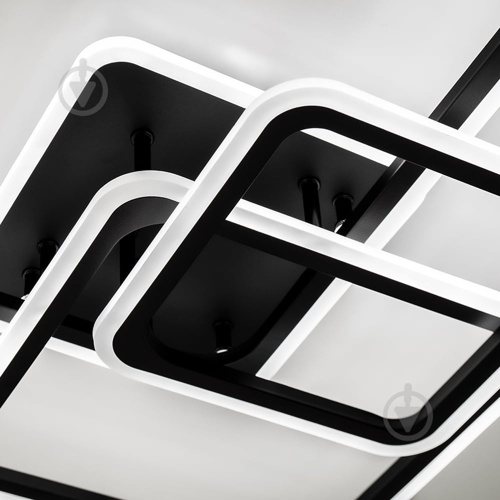 Люстра світлодіодна Luminaria 90 Вт LED-модуль чорний SONNE 90W 4S BLACK - фото 2