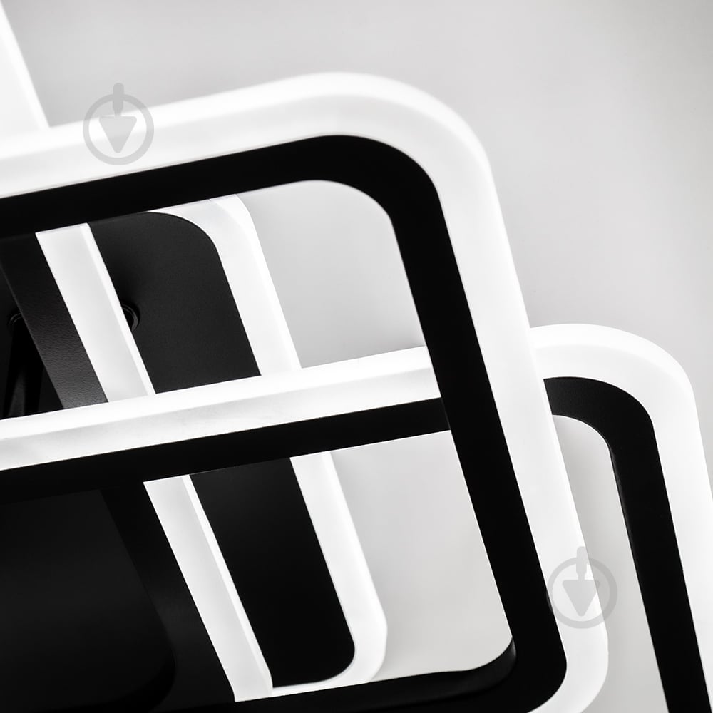 Люстра світлодіодна Luminaria 90 Вт LED-модуль чорний SONNE 90W 4S BLACK - фото 4