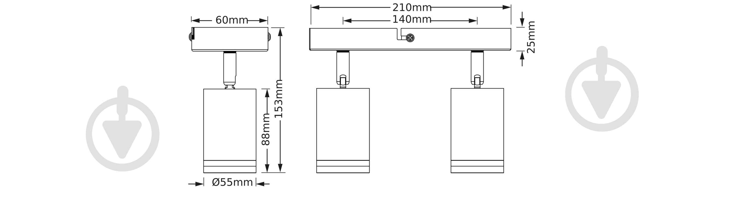 Спот Osram 2xGU10 белый LED Spot pulse 2 WT - фото 4