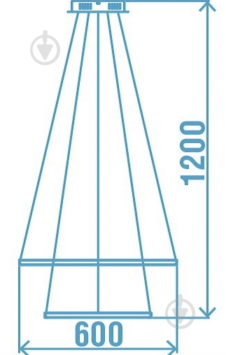 Люстра светодиодная Victoria Lighting 75 Вт черный Lanzo/SP2 - фото 4