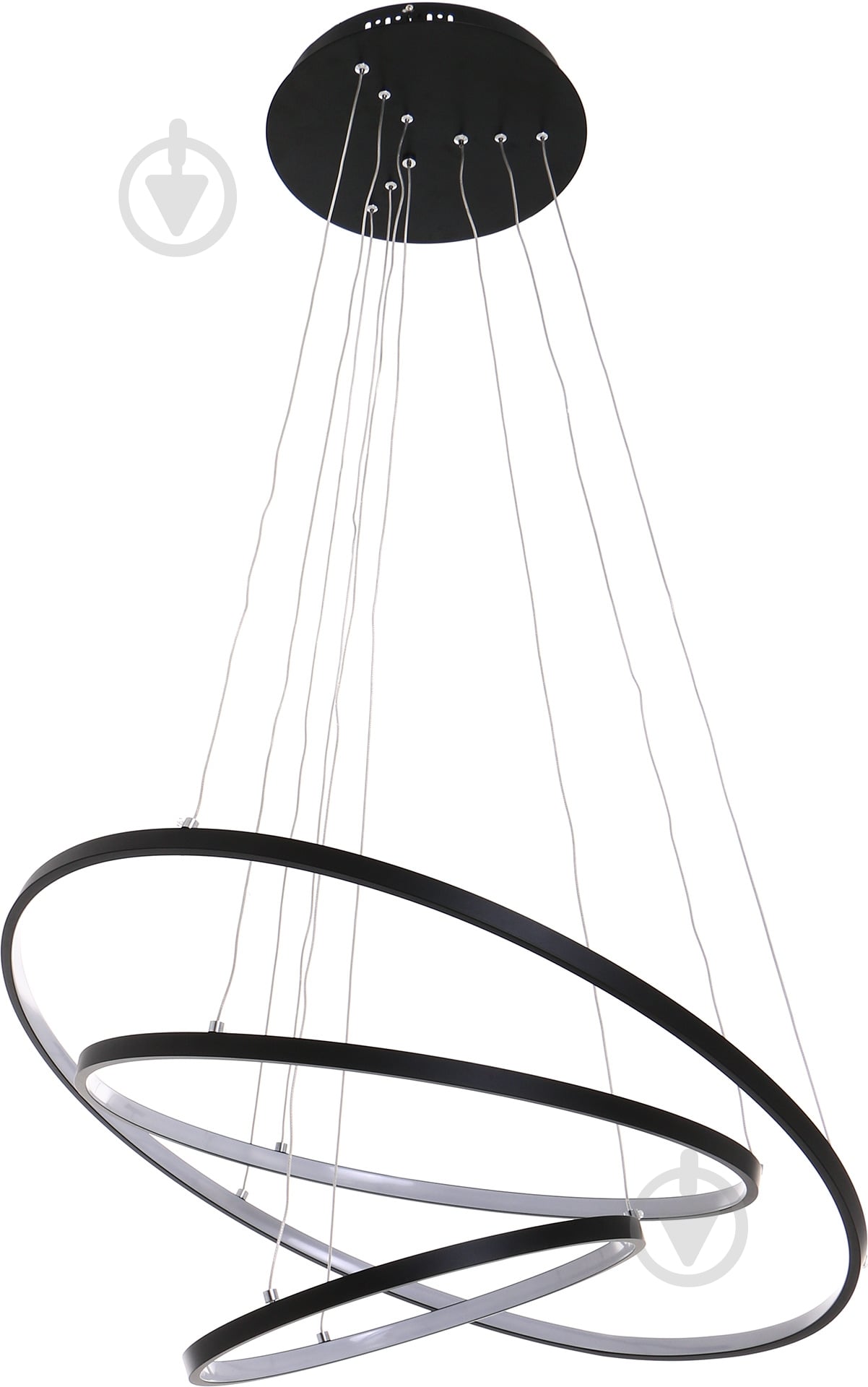 Люстра светодиодная Victoria Lighting 135 Вт черный Lanzo/SP3 black - фото 1