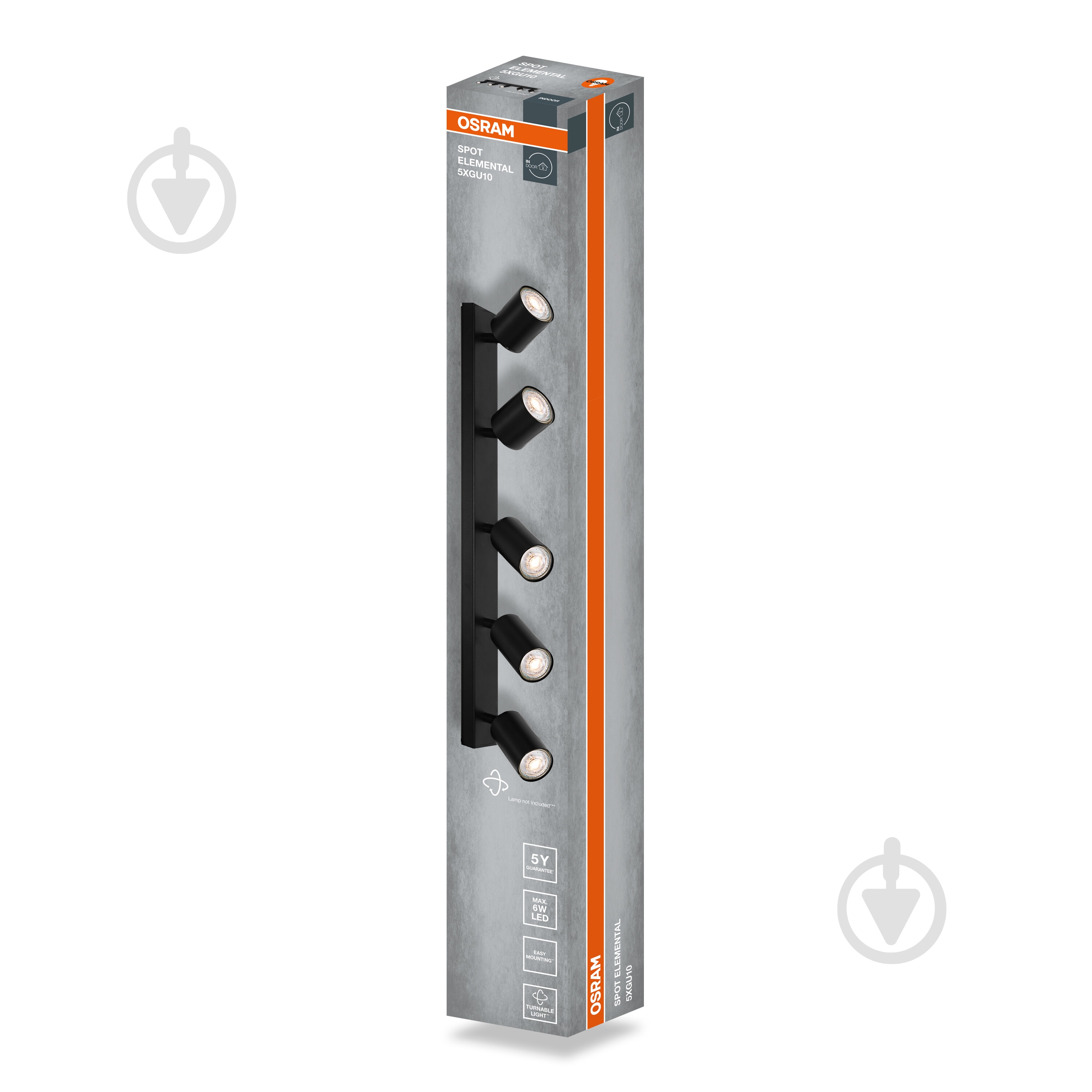 Спот Osram Elemental 5xGU10 черный - фото 3 Спот Osram Elemental 5xGU10 черный - фото 3