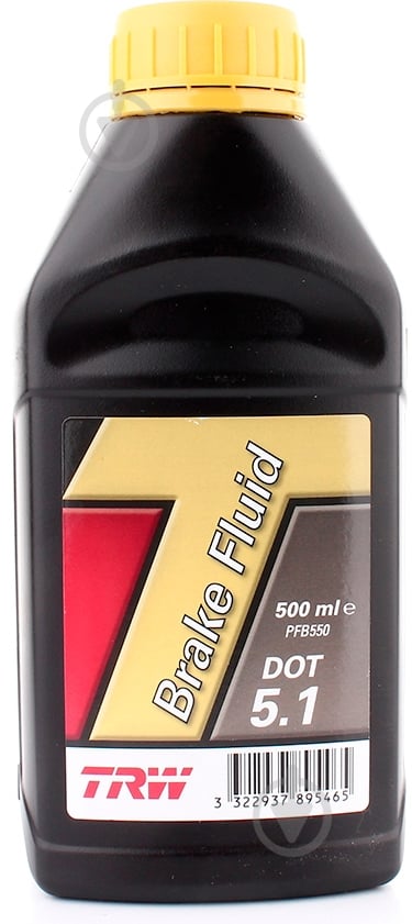Тормозная жидкость TRW DOT-5.1 0,5 л (PFB550) - фото 1 Тормозная жидкость TRW DOT-5.1 0,5 л (PFB550) - фото 1