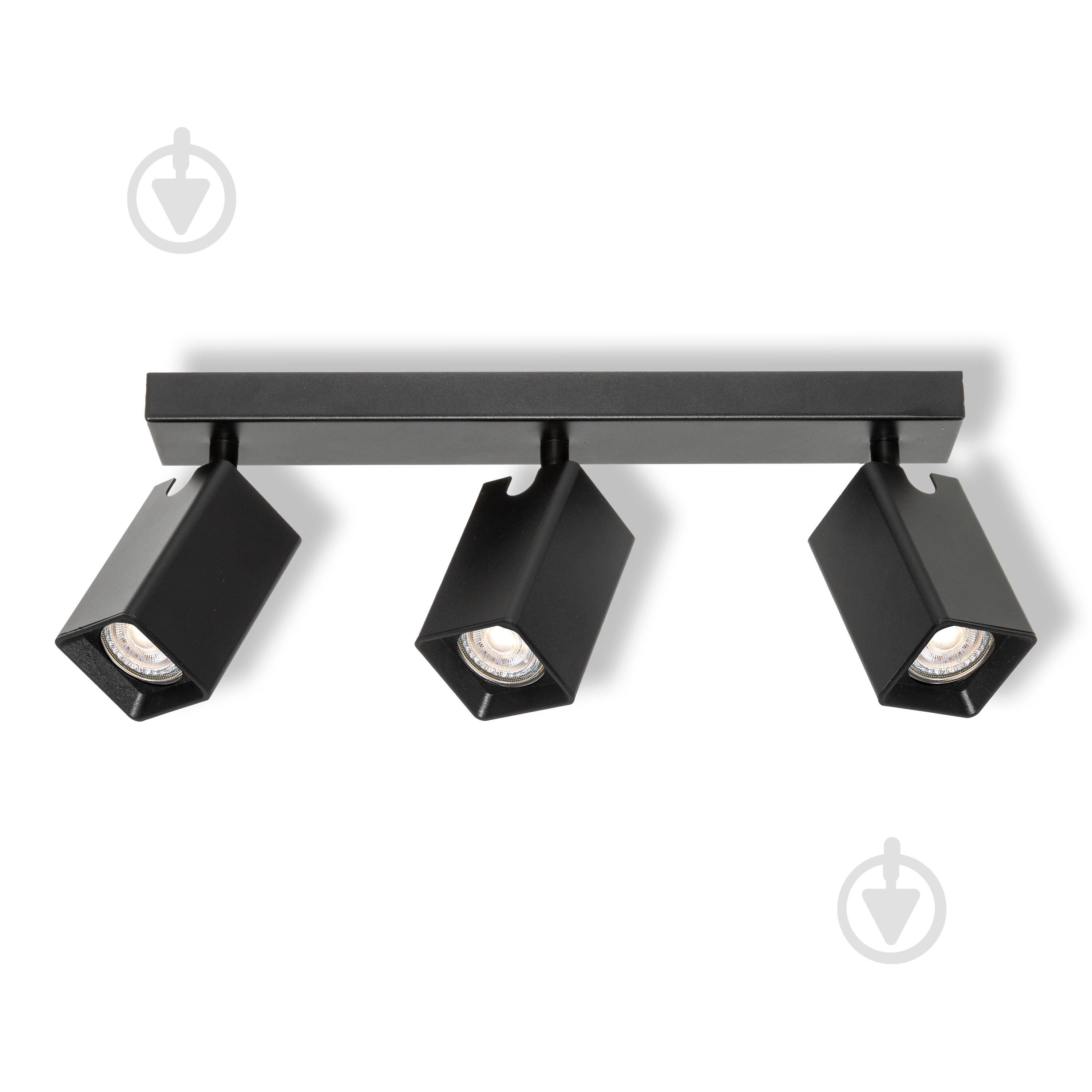 Спот Osram Angular 3xGU10 черный - фото 1