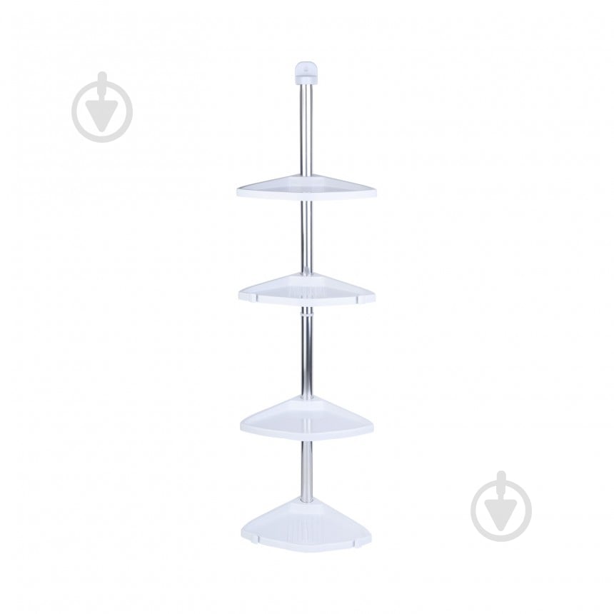 Полочка угловая PRIMANOVA N12-01 белая - фото 1