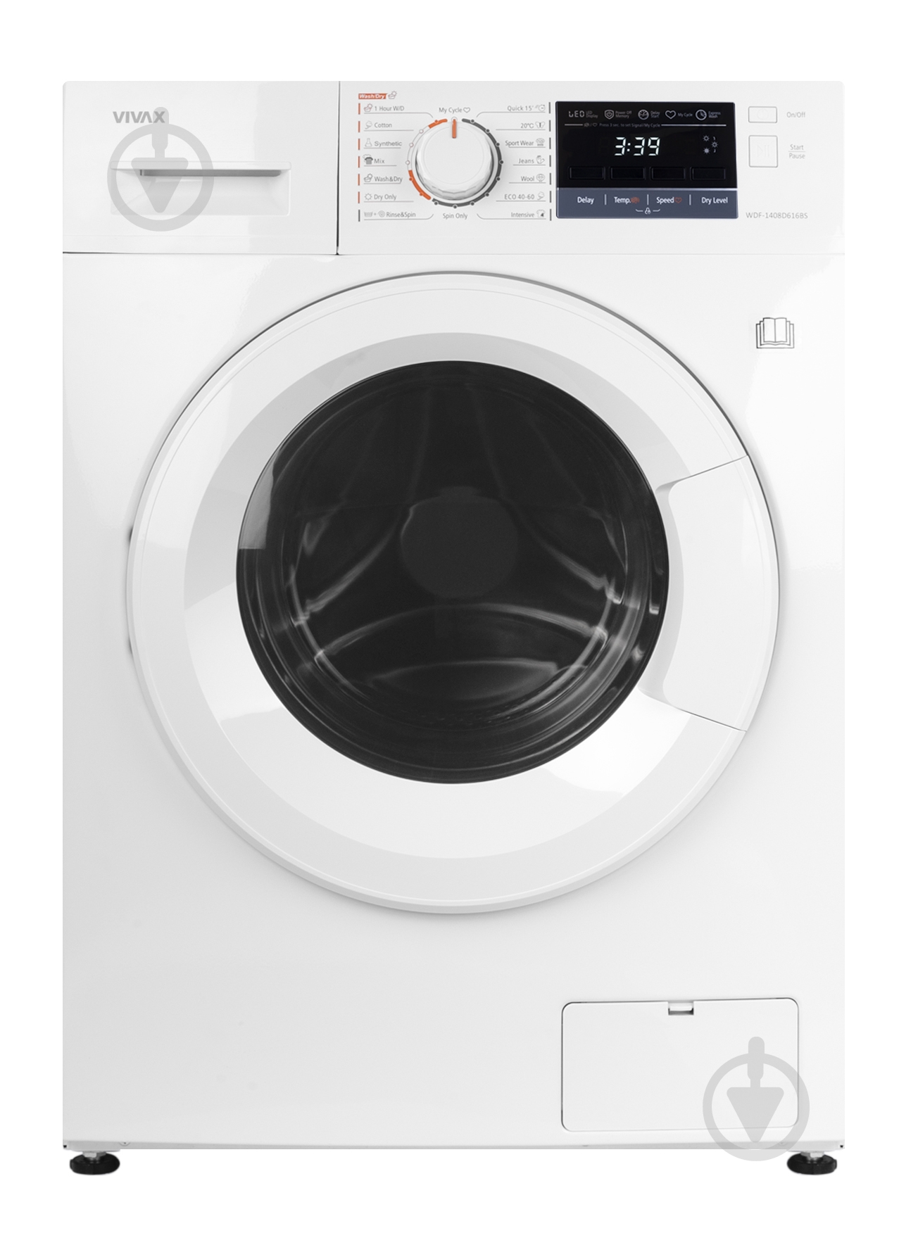 Пральна машина із сушкою Vivax WDF-1408D616BS - фото 1