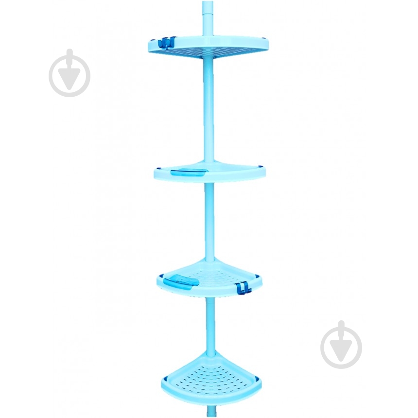 Полочка угловая PRIMANOVA N02-02 голубая - фото 1
