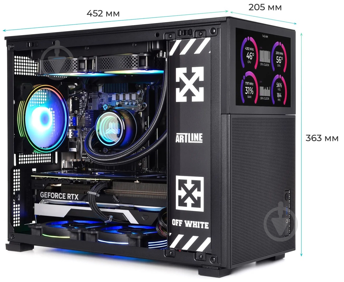 Компьютер Artline Gaming D31 (D31v01Win) black - фото 9 Компьютер Artline Gaming D31 (D31v01Win) black - фото 9