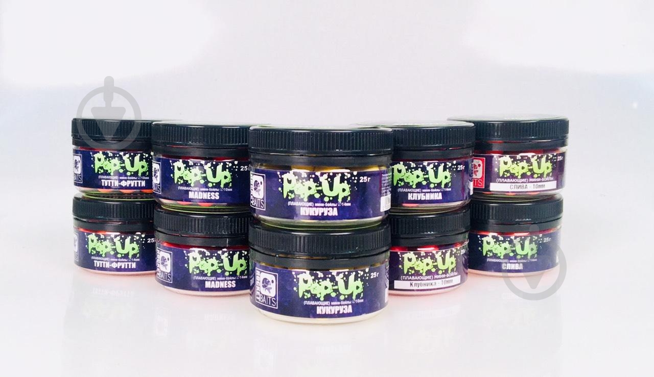 Бойлы Rocket Baits Міні Pop-Up плавающие 10 мм 25 г ананас - фото 1