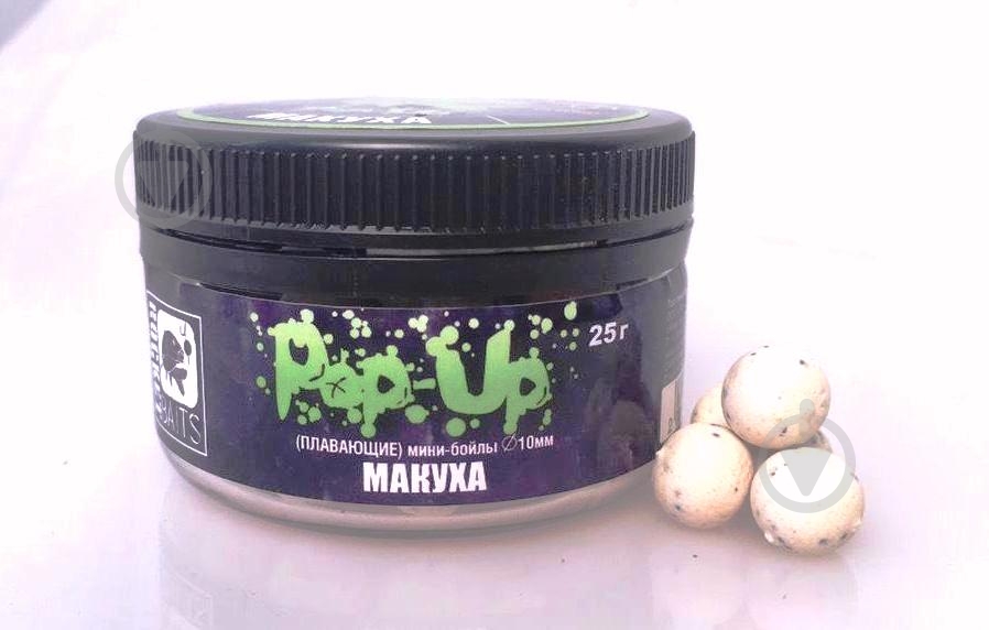 Бойли Rocket Baits Міні Pop-Up плаваючі 10 мм 25 г макуха - фото 1 Бойли Rocket Baits Міні Pop-Up плаваючі 10 мм 25 г макуха - фото 1