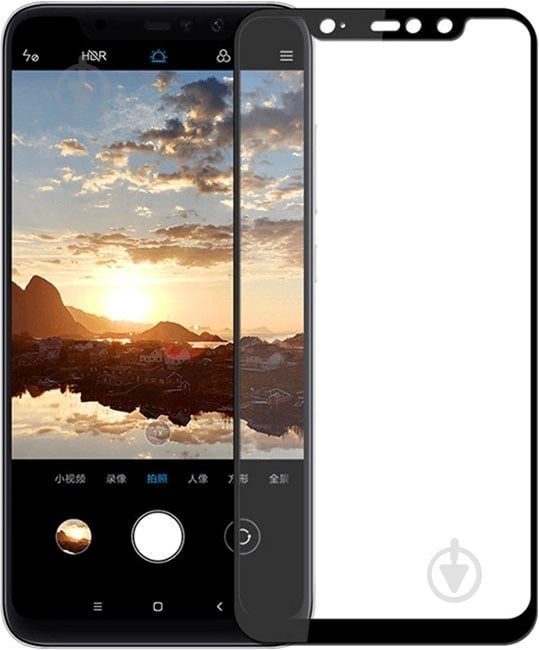 Защитное стекло PowerPlant Full screen для Xiaomi Redmi Note 6 Pro - фото 1