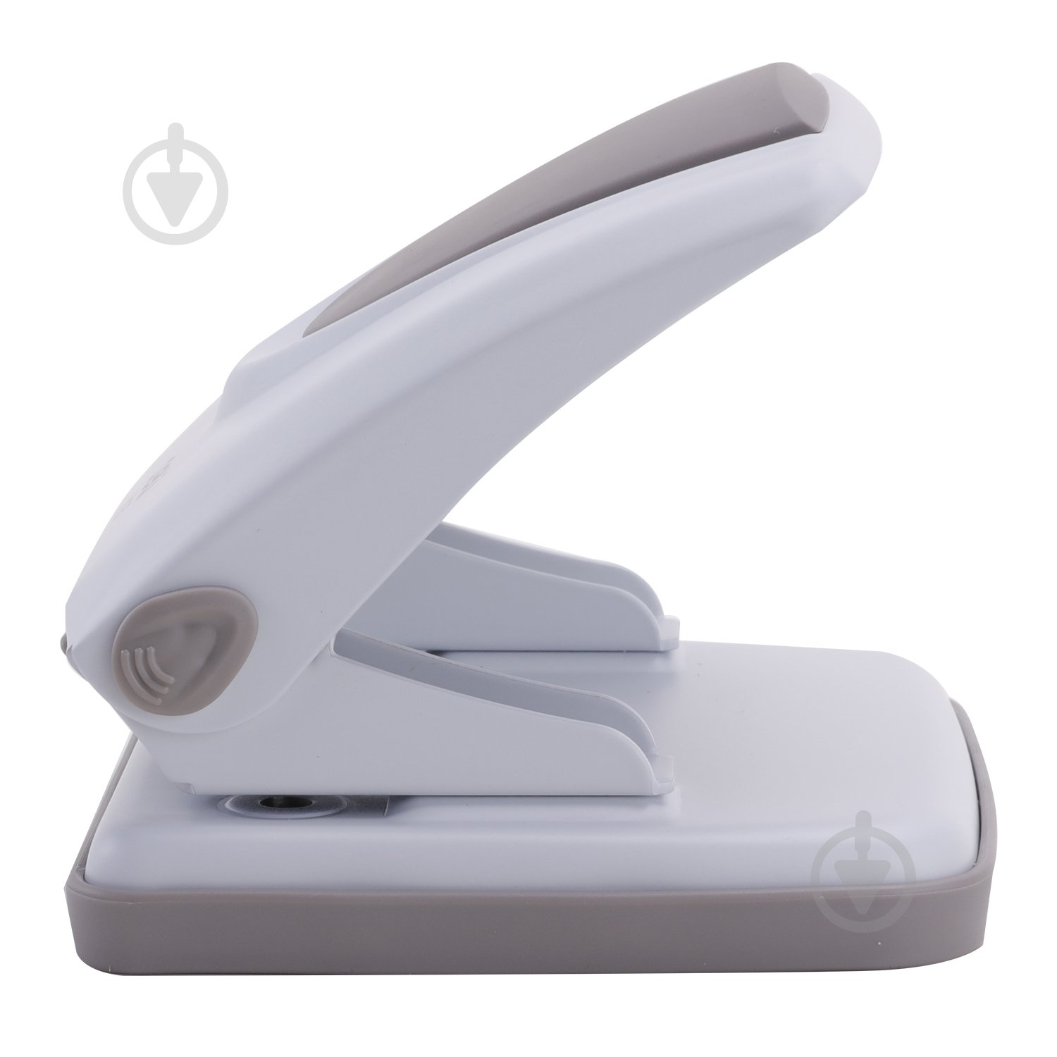 Высечка E0125 бело-серый с линейкой Deli - фото 1 Высечка E0125 бело-серый с линейкой Deli - фото 1