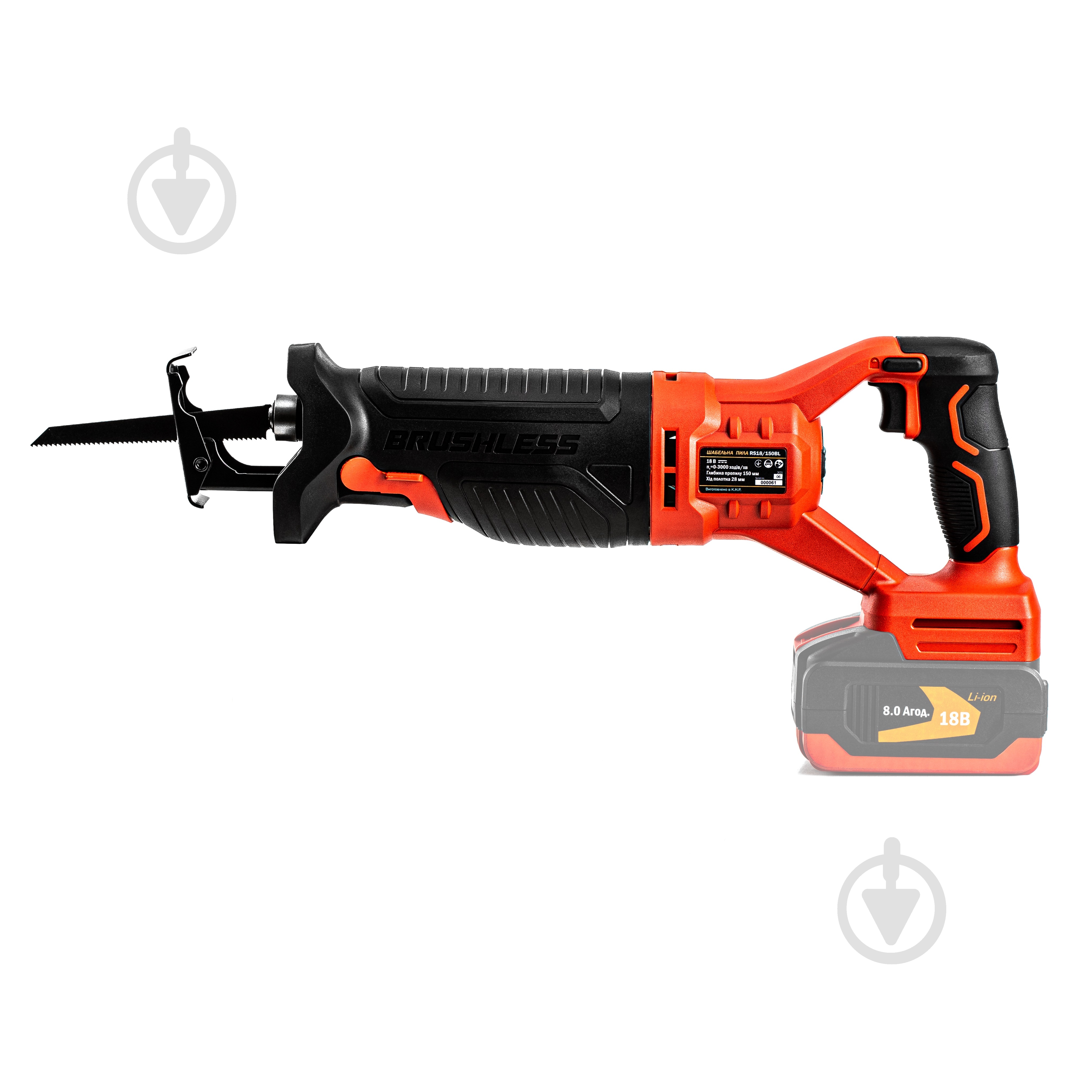 Пила сабельная GTM RS18/150BL RS18/150BL_KIT - фото 3