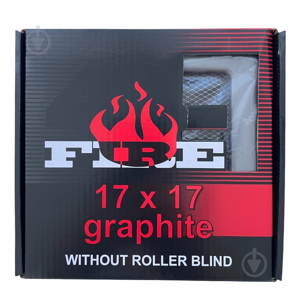 Решетка каминная 4FIRE 17x70 графит - фото 3 Решетка каминная 4FIRE 17x70 графит - фото 3