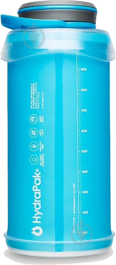 Фляга HydraPak ø63 мм 1 л мягкая G121HP - фото 3 Фляга HydraPak ø63 мм 1 л мягкая G121HP - фото 3