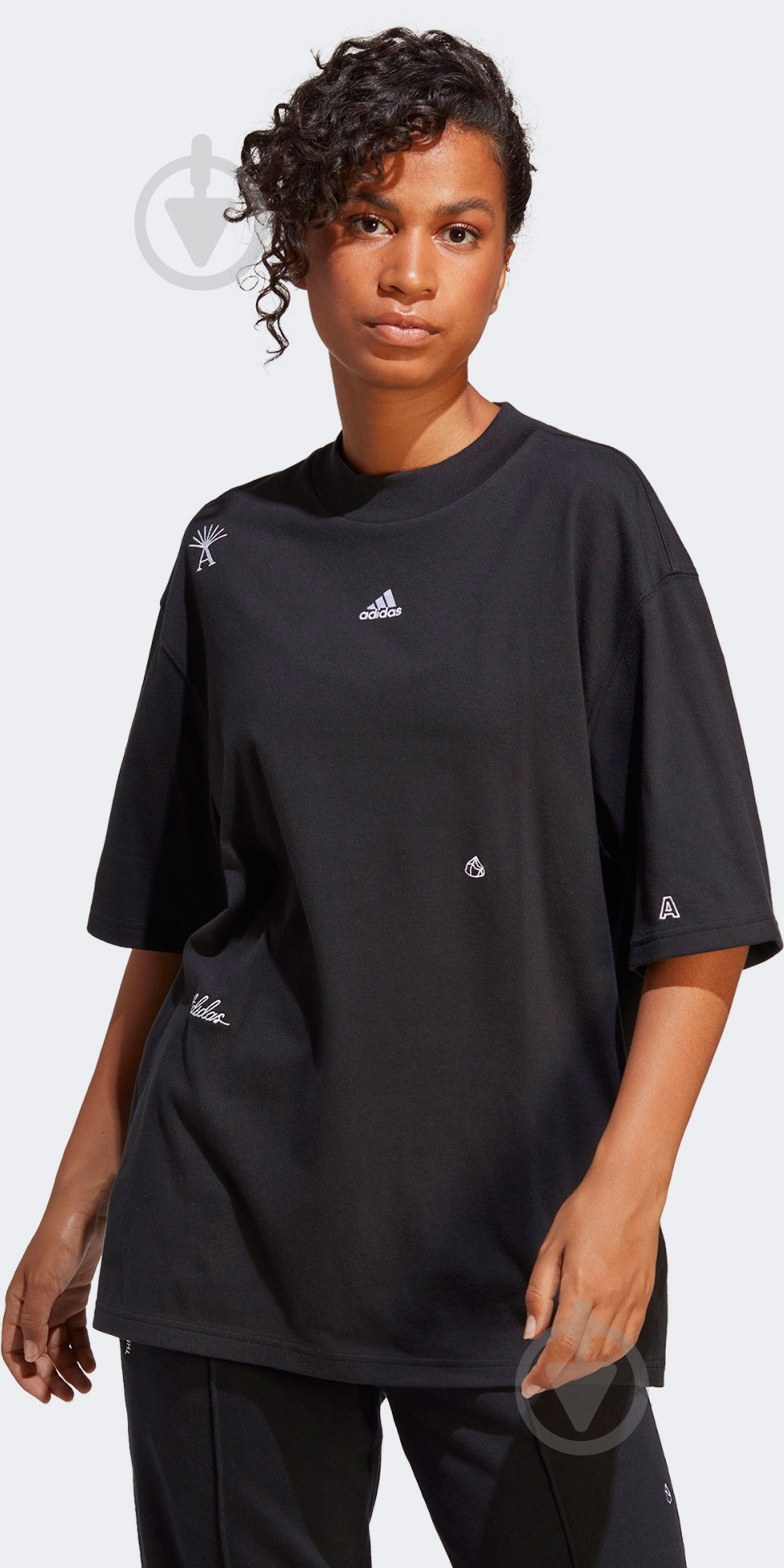 Футболка Adidas IC0797 р.L чорний - фото 1
