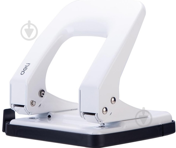 Дырокол E0138 белый Vivid Deli - фото 1