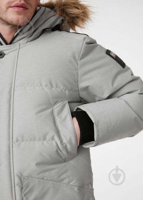 Куртка-парка чоловіча зимова Helly Hansen BARENTS PARKA 53167_949 р.M сіра - фото 2