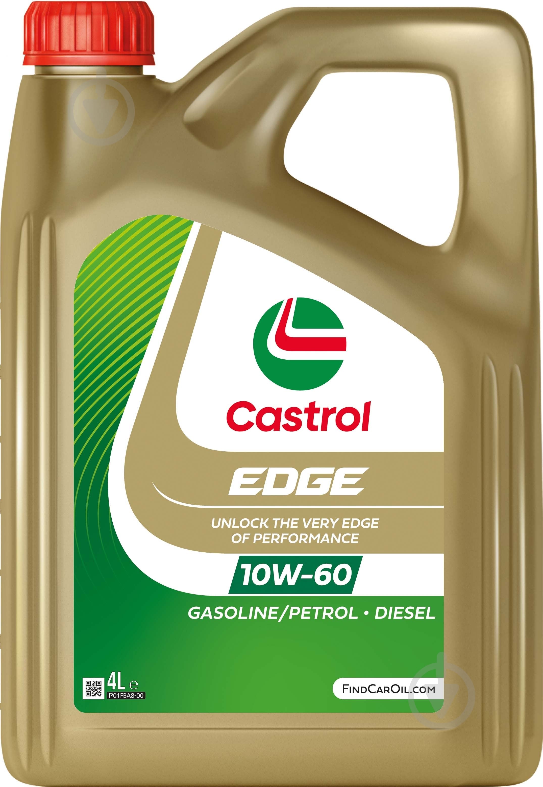 Моторна олива синтетична Castrol EDGE 10W-60 4 л (CS 10W60 E 4L) - фото 1
