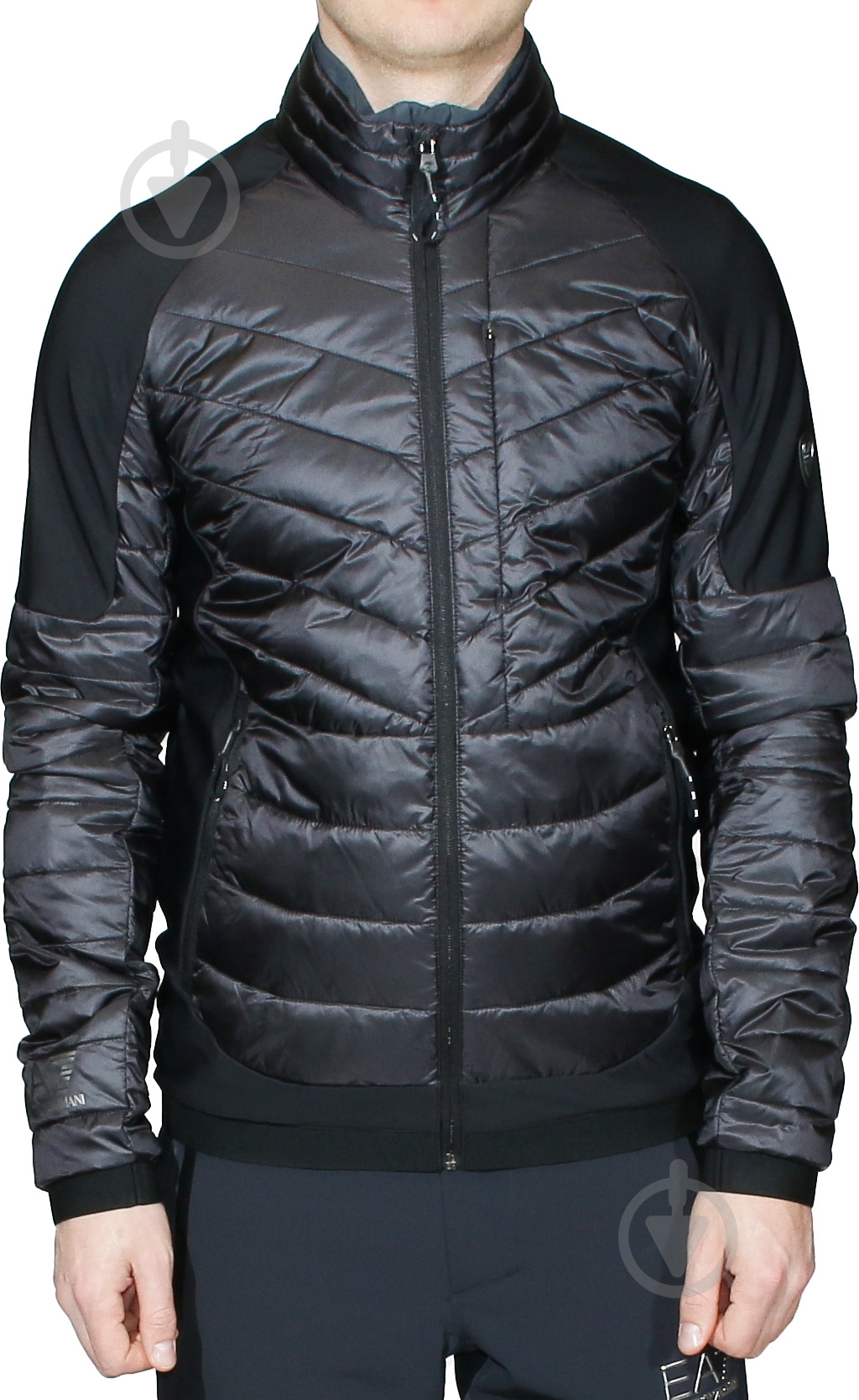 Куртка чоловіча EA7 WOVEN BOMBER JACKET 6GPB44-PNQ9Z-1200 р.M чорна - фото 1