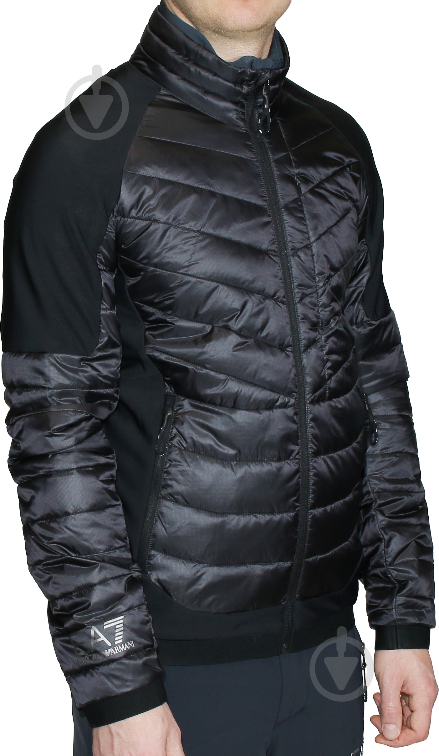 Куртка чоловіча EA7 WOVEN BOMBER JACKET 6GPB44-PNQ9Z-1200 р.M чорна - фото 2