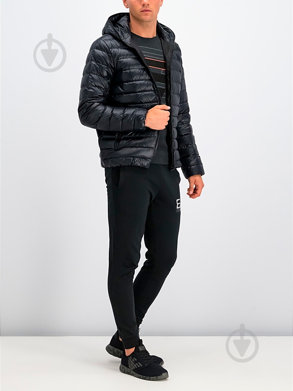 Пуховик мужской EA7 WOVEN DOWN JACKET 6GPB66-PNR4Z-1200 р.L черный - фото 5