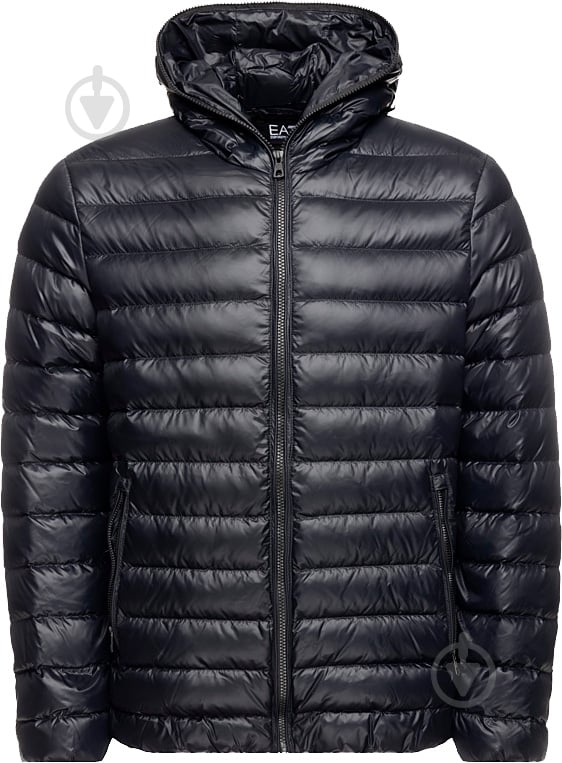 Пуховик мужской EA7 WOVEN DOWN JACKET 6GPB66-PNR4Z-1200 р.L черный - фото 1