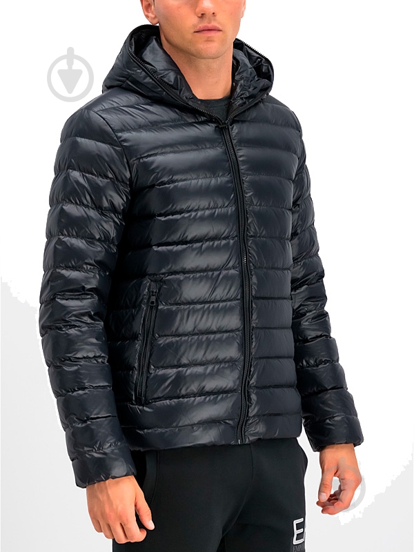 Пуховик мужской EA7 WOVEN DOWN JACKET 6GPB66-PNR4Z-1200 р.L черный - фото 2