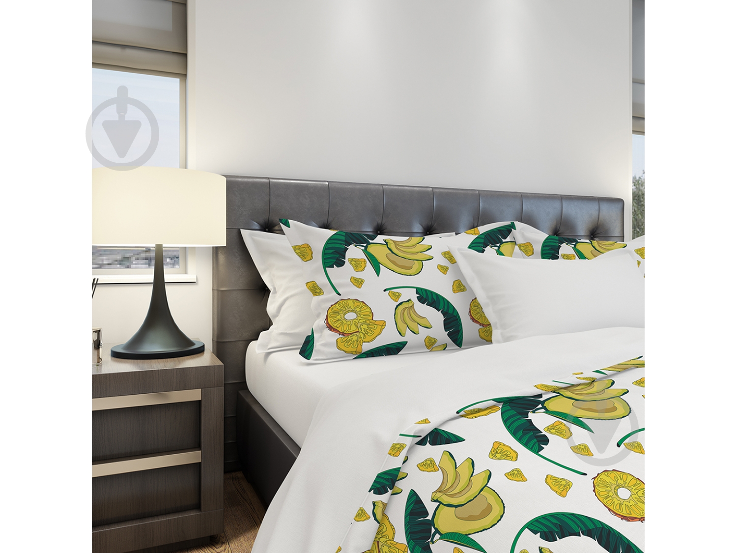 Простынь Авокадо 220x240 см мульти Талариа - фото 1