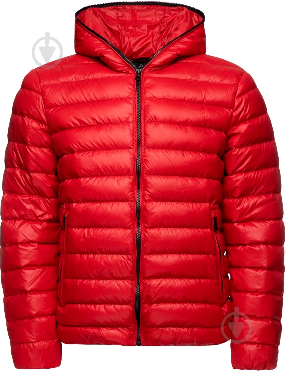 Пуховик чоловічий EA7 WOVEN DOWN JACKET 6GPB66-PNR4Z-1450 р.M червоний - фото 1