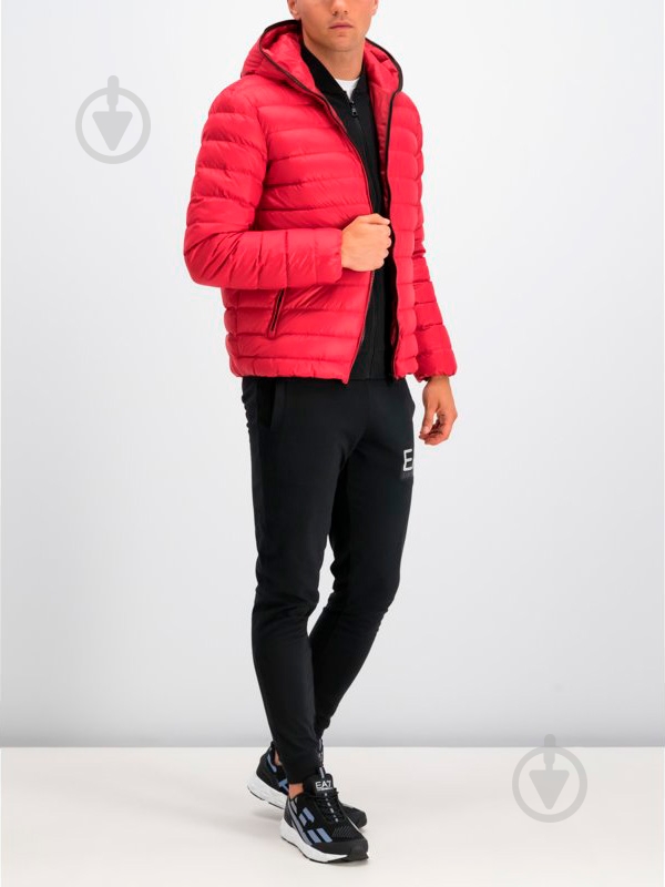 Пуховик чоловічий EA7 WOVEN DOWN JACKET 6GPB66-PNR4Z-1450 р.M червоний - фото 2