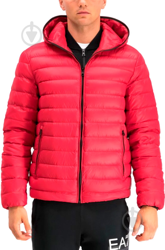 Пуховик чоловічий EA7 WOVEN DOWN JACKET 6GPB66-PNR4Z-1450 р.M червоний - фото 3