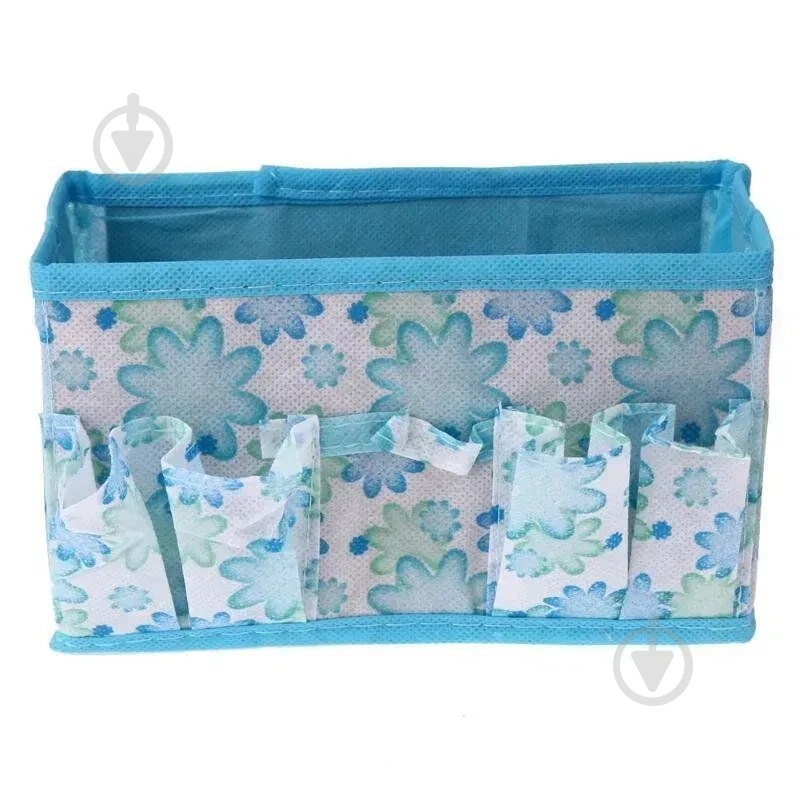 Органайзер складаний Supretto блакитний (58350001) 100x100x180 мм - фото 1 Органайзер складаний Supretto блакитний (58350001) 100x100x180 мм - фото 1