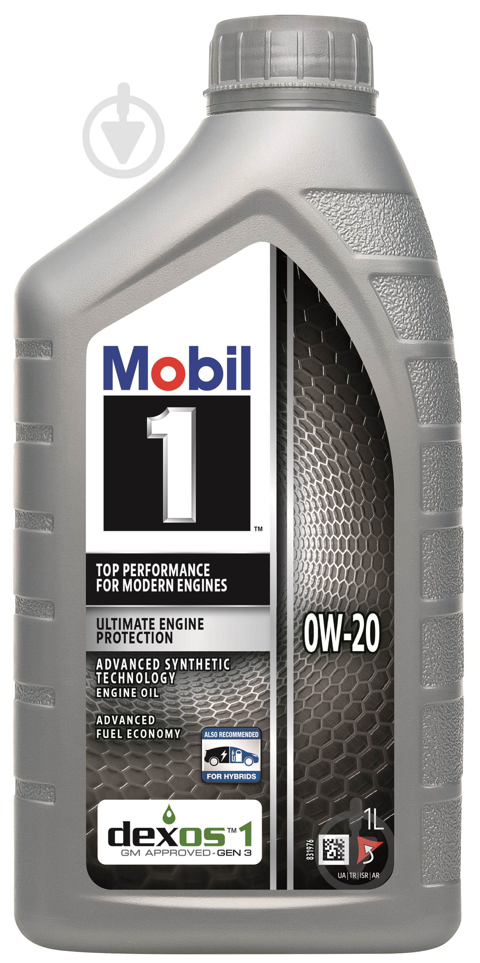 Моторна олива синтетична Mobil 1 0W-20 1 л (MB 0W20 M1 1L) - фото 1