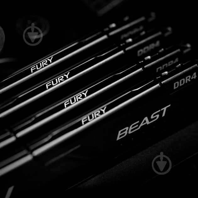 Оперативна пам'ять Kingston DDR4 SDRAM 32 GB (2x16GB) 3200 MHz (KF432C16BBK2/32) Fury Beast Black - фото 9
