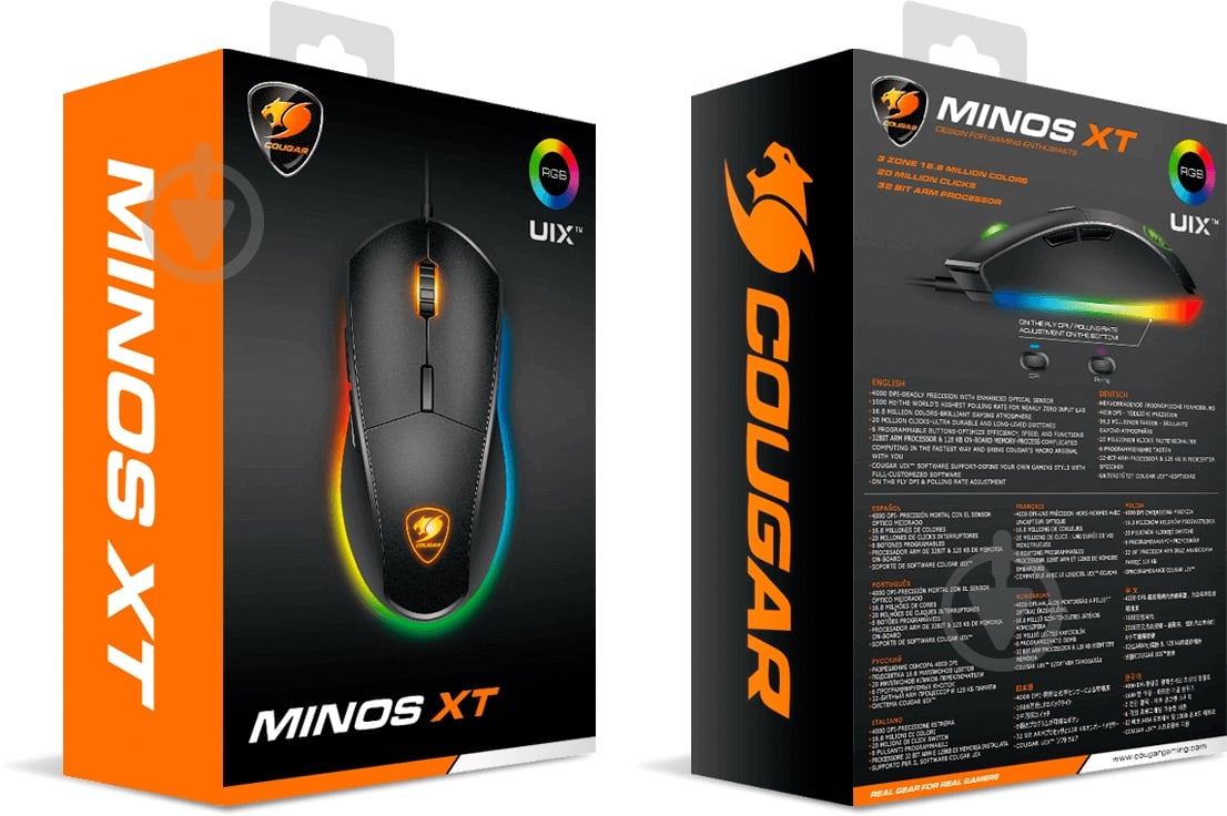 Мышка Cougar Minos XT black - фото 10 Мышка Cougar Minos XT black - фото 10