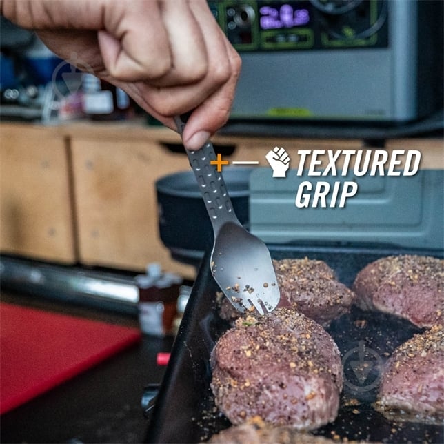 Ложка-виделка Gerber Gear DEVOUR - TITANIUM - фото 5 Ложка-виделка Gerber Gear DEVOUR - TITANIUM - фото 5