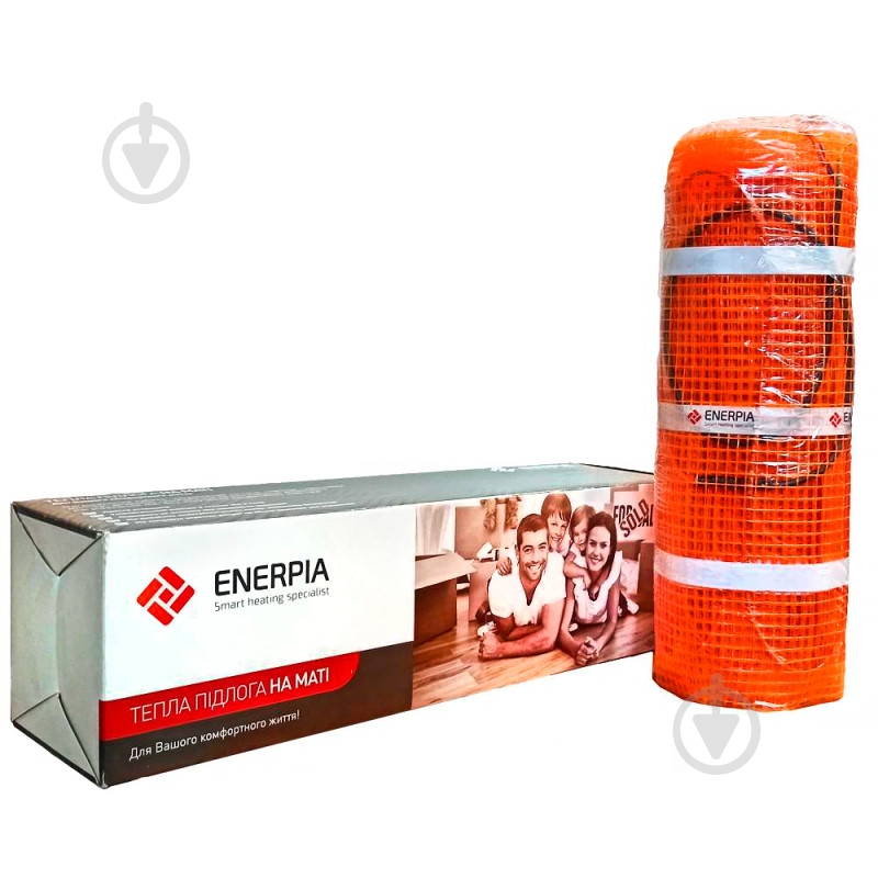 Нагрівальний мат Enerpia під плитку 1000 Вт; 5 м2 - фото 4 Нагрівальний мат Enerpia під плитку 1000 Вт; 5 м2 - фото 4