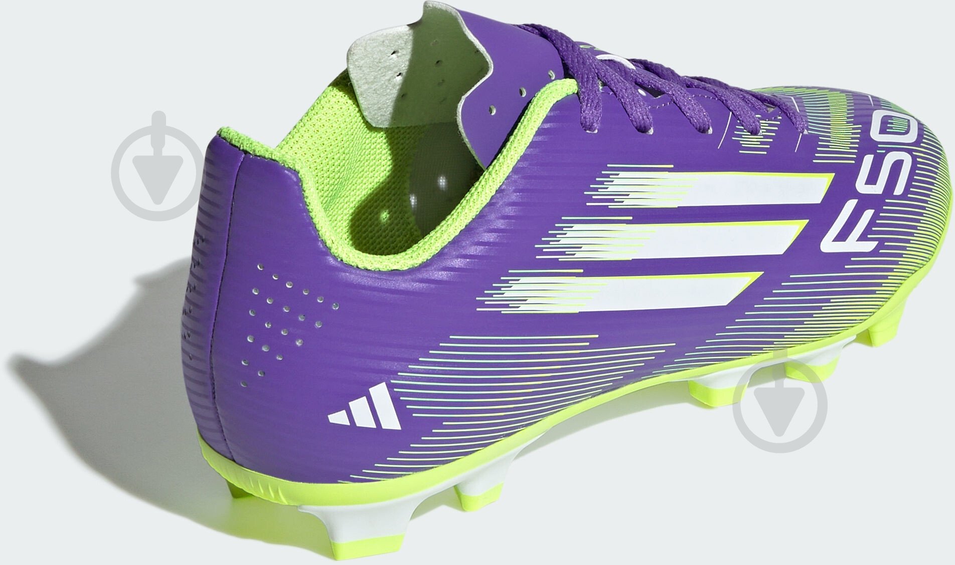 Бутсы Adidas F50 CLUB FG/MG J JI0030 р.32 фиолетовый - фото 4 Бутсы Adidas F50 CLUB FG/MG J JI0030 р.32 фиолетовый - фото 4