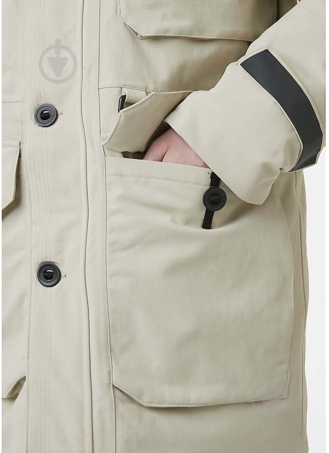 Куртка-парка мужская зимняя Helly Hansen LONGYEAR II PARKA 53322_857 р.L бежевая - фото 3