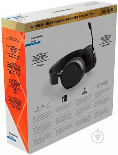 Наушники SteelSeries Arctis 3 Bluetooth 2019 Edition black (SS61509) - фото 7