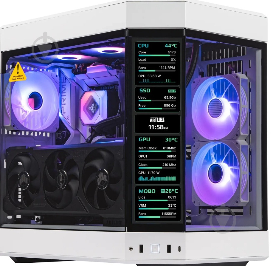 Компьютер Artline Gaming Y60WHITE (Y60Whitev17) white - фото 7