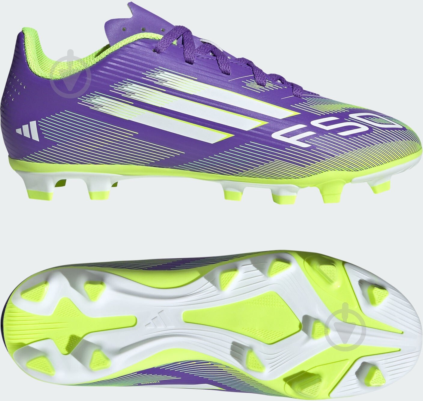 Бутси Adidas F50 CLUB FG/MG J JI0030 р.35,5 фіолетовий - фото 6 Бутси Adidas F50 CLUB FG/MG J JI0030 р.35,5 фіолетовий - фото 6