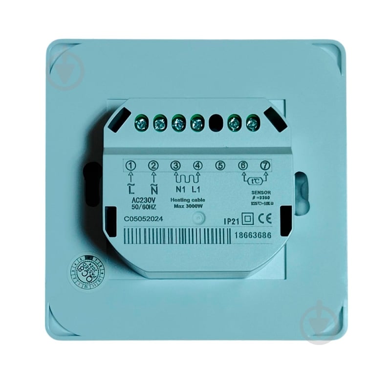 Терморегулятор для теплої підлоги Castle RTC 70.26 - фото 3 Терморегулятор для теплої підлоги Castle RTC 70.26 - фото 3