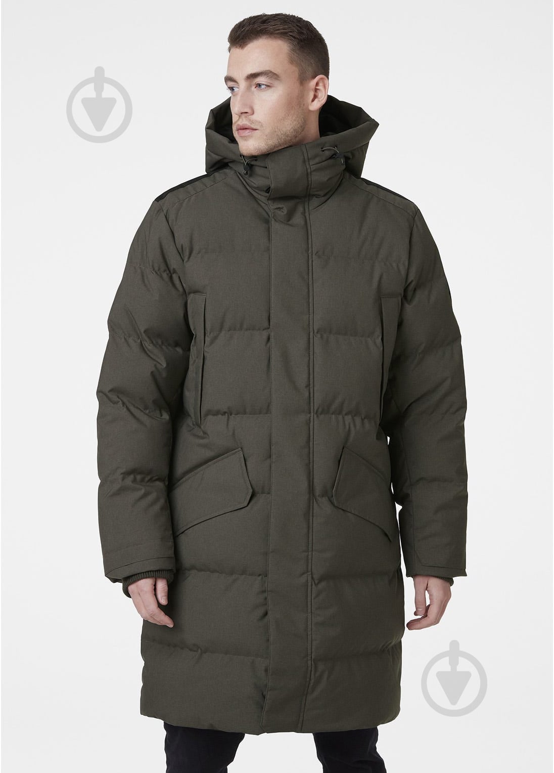 Куртка-парка мужская зимняя Helly Hansen ALASKA PARKA 53487_482 р.XL зеленая - фото 2