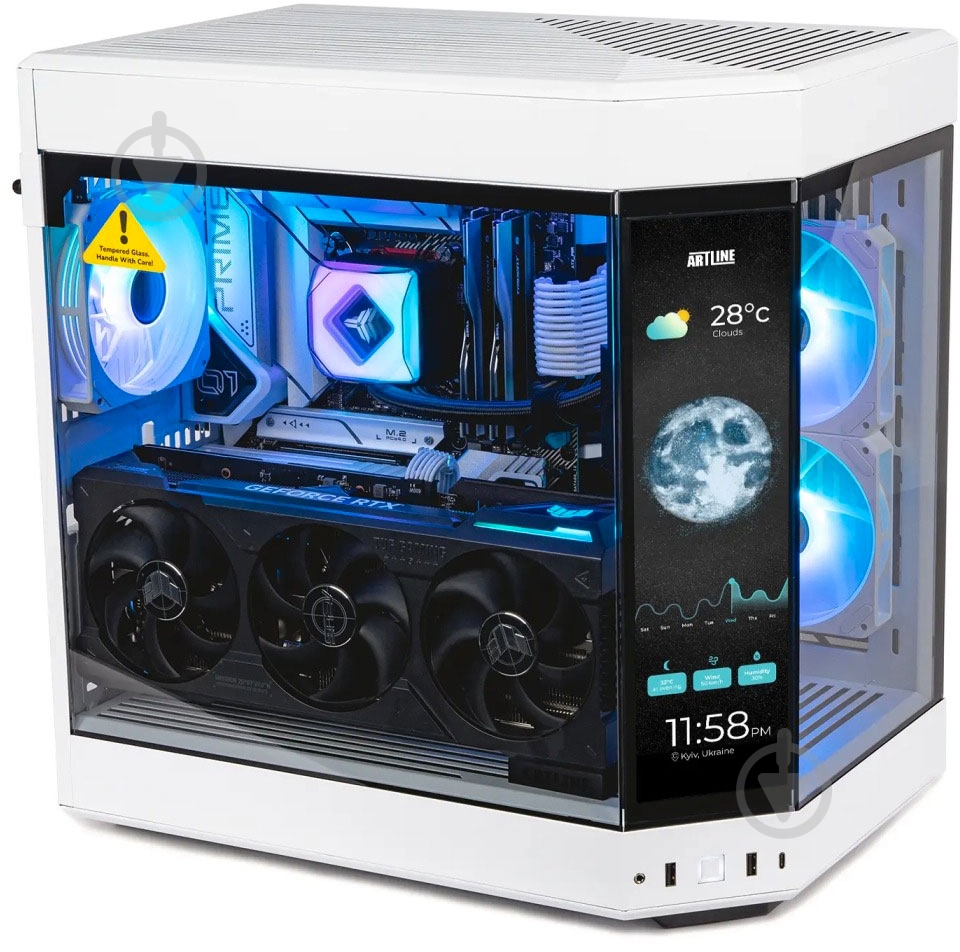 Компьютер Artline Gaming Y60WHITE (Y60Whitev21) white - фото 3 Компьютер Artline Gaming Y60WHITE (Y60Whitev21) white - фото 3