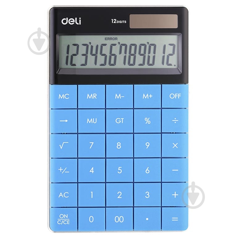Калькулятор 1589-Bl голубой Deli - фото 1